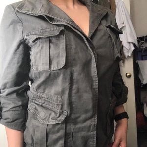Army green jacket
